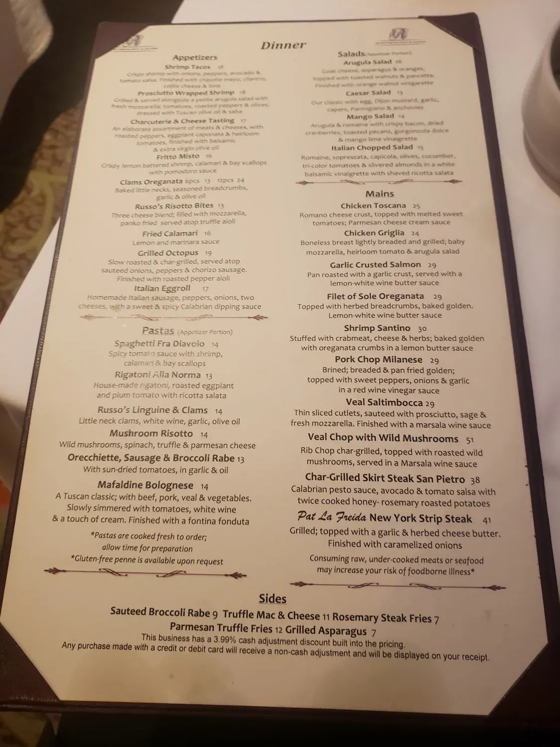 Menu 5