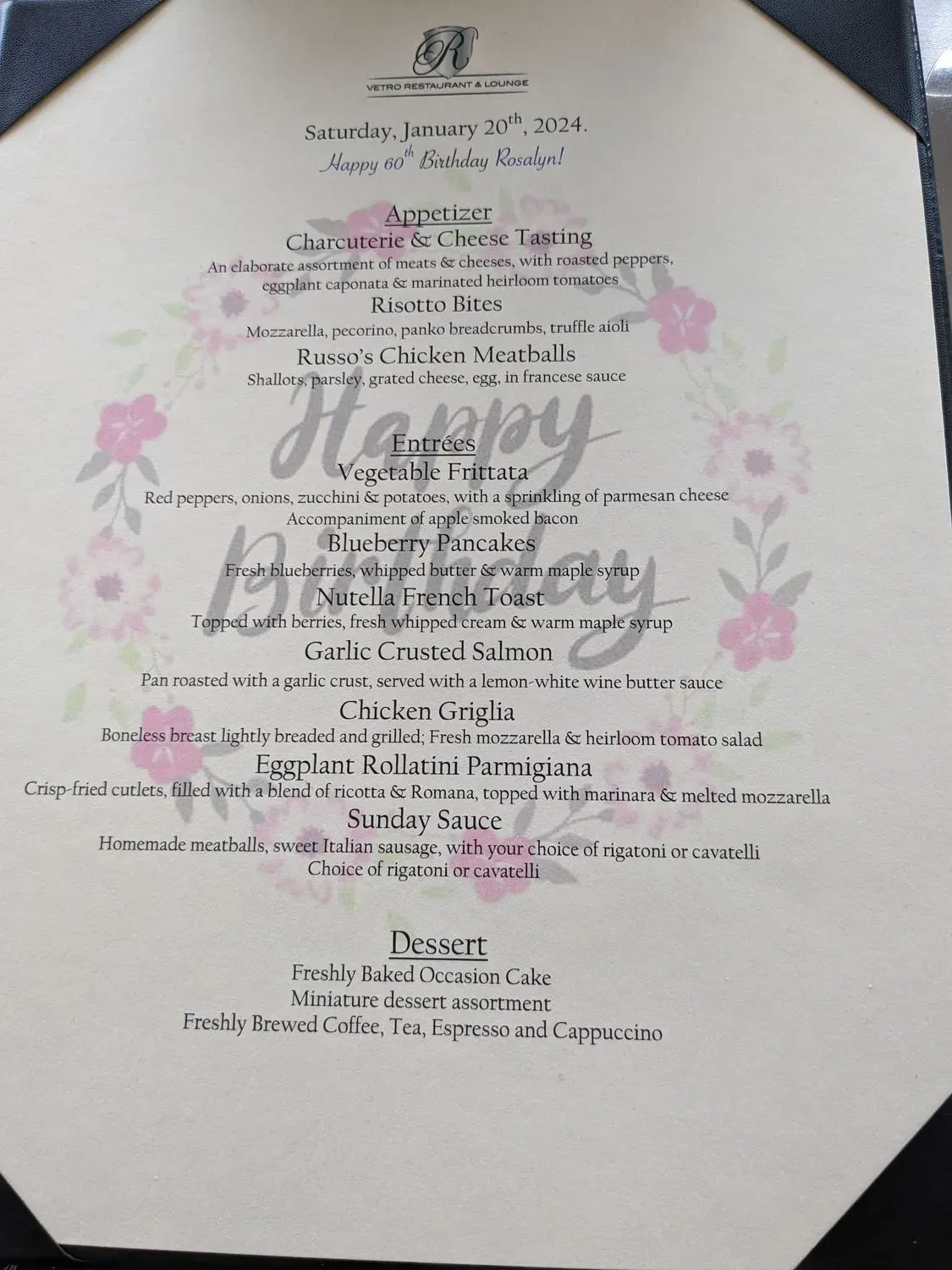 Menu 6