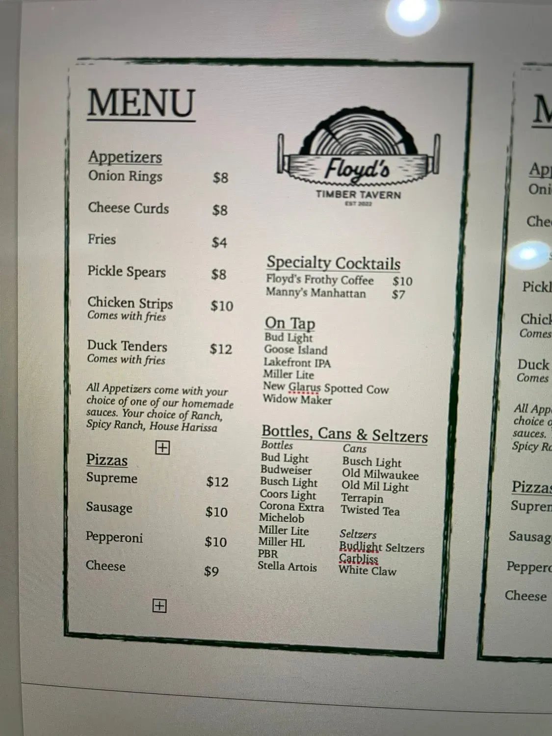 Menu 2