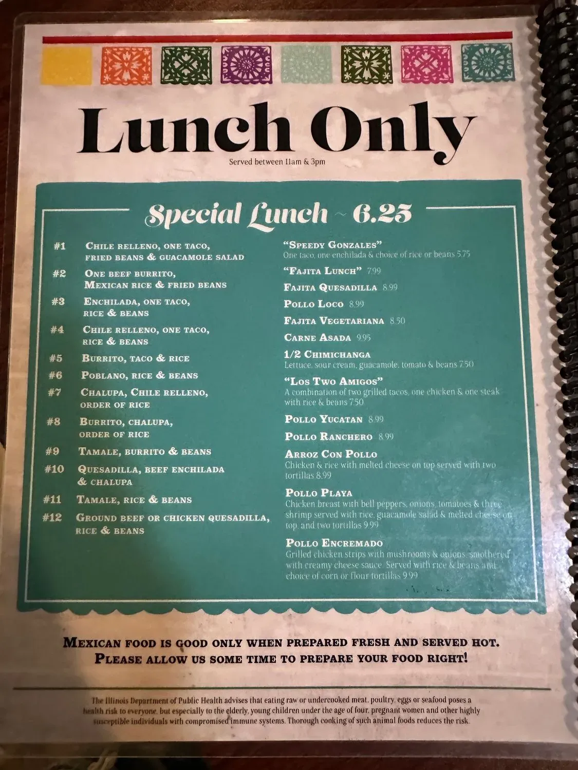 Menu 3