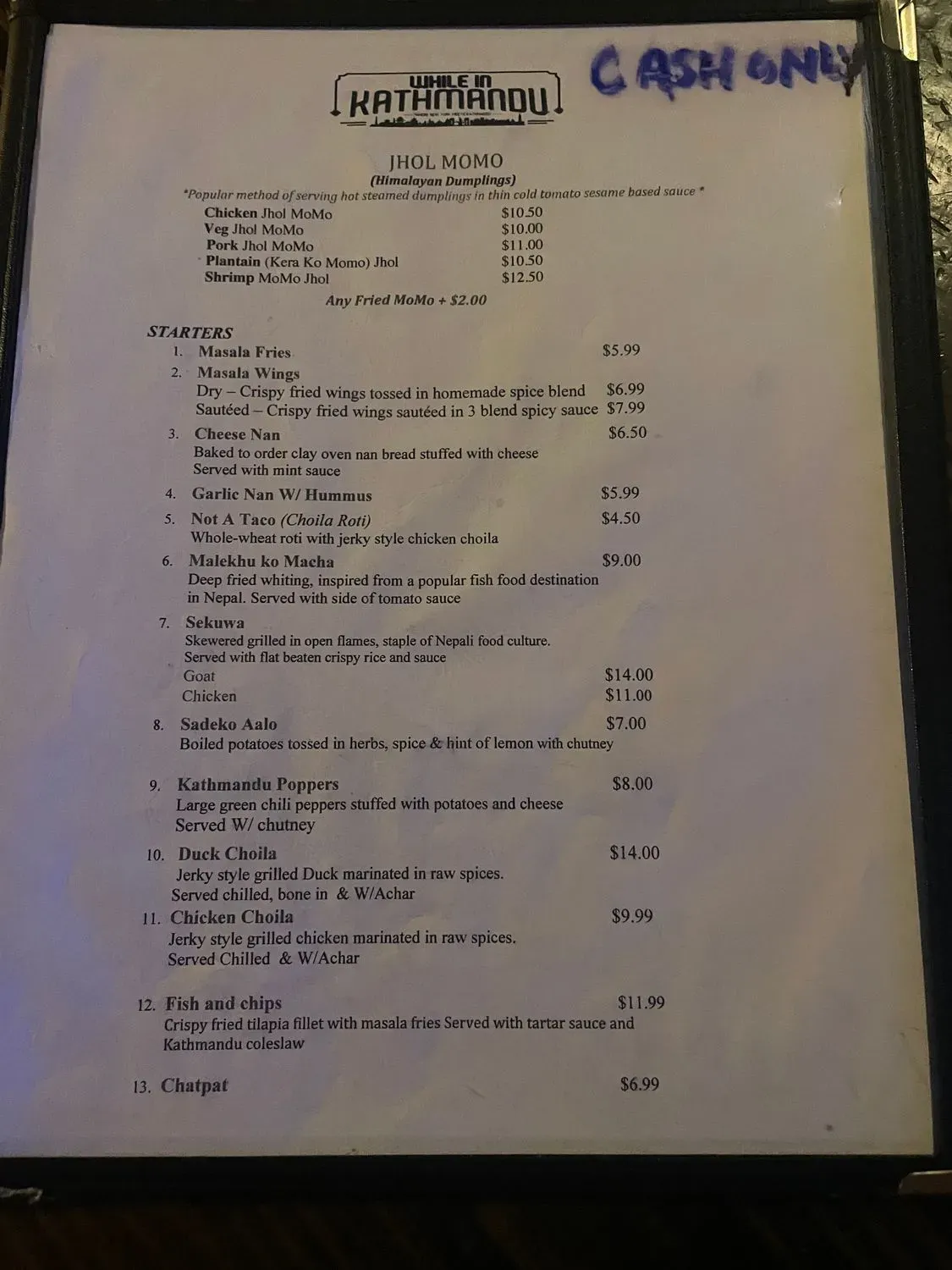 Menu 2