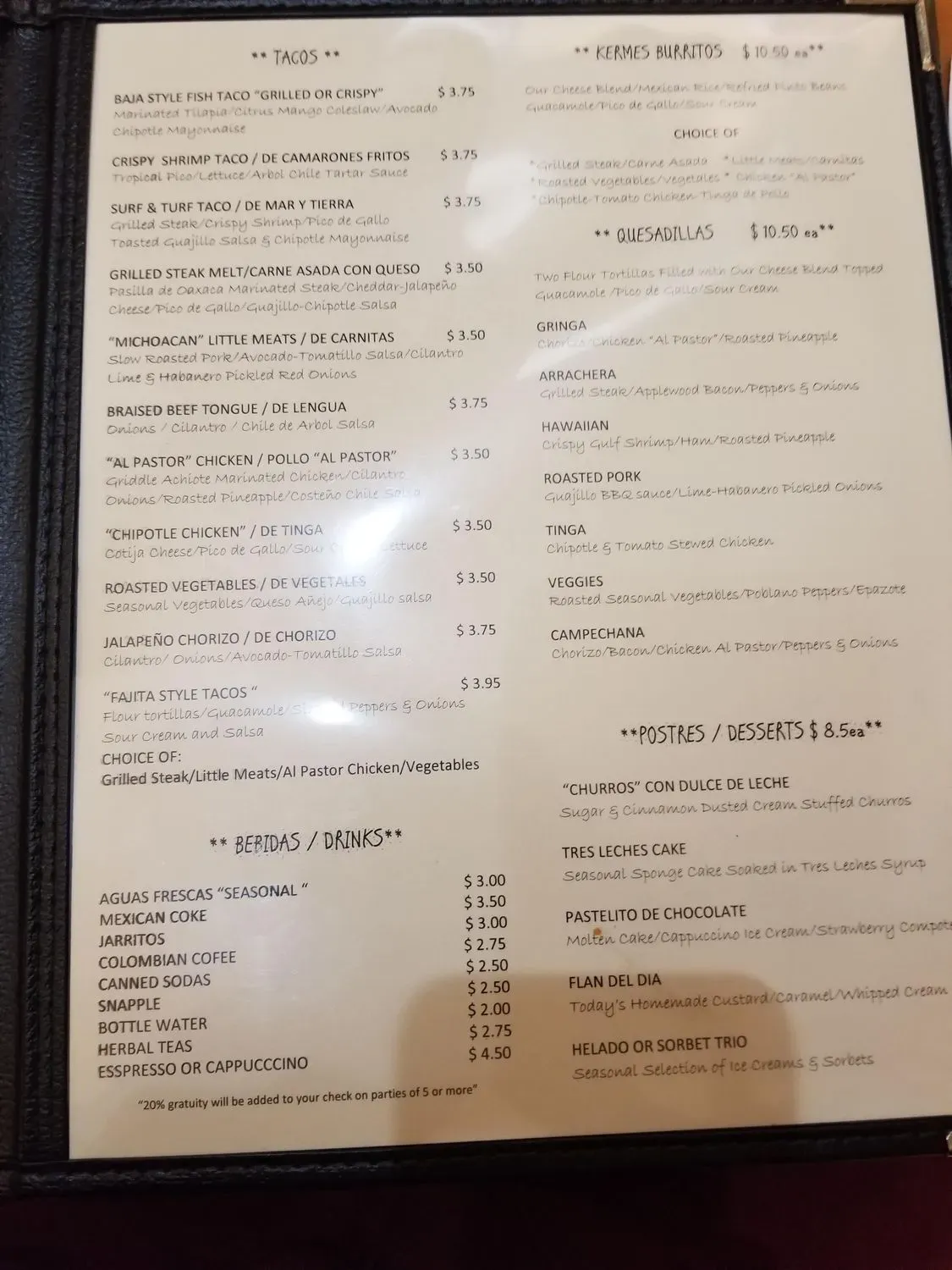 Menu 6