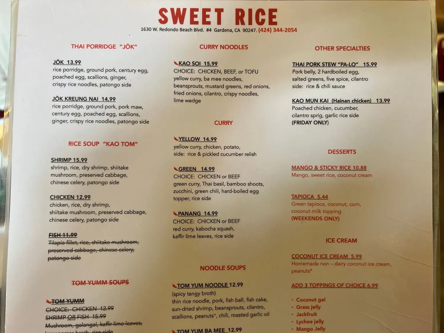 Menu 6