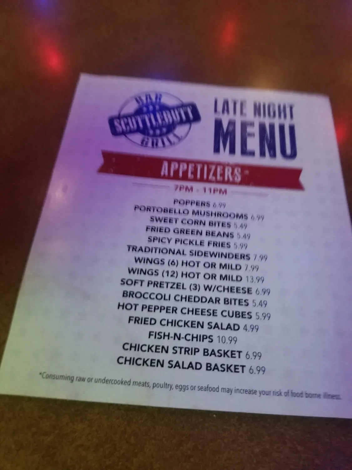 Menu 5