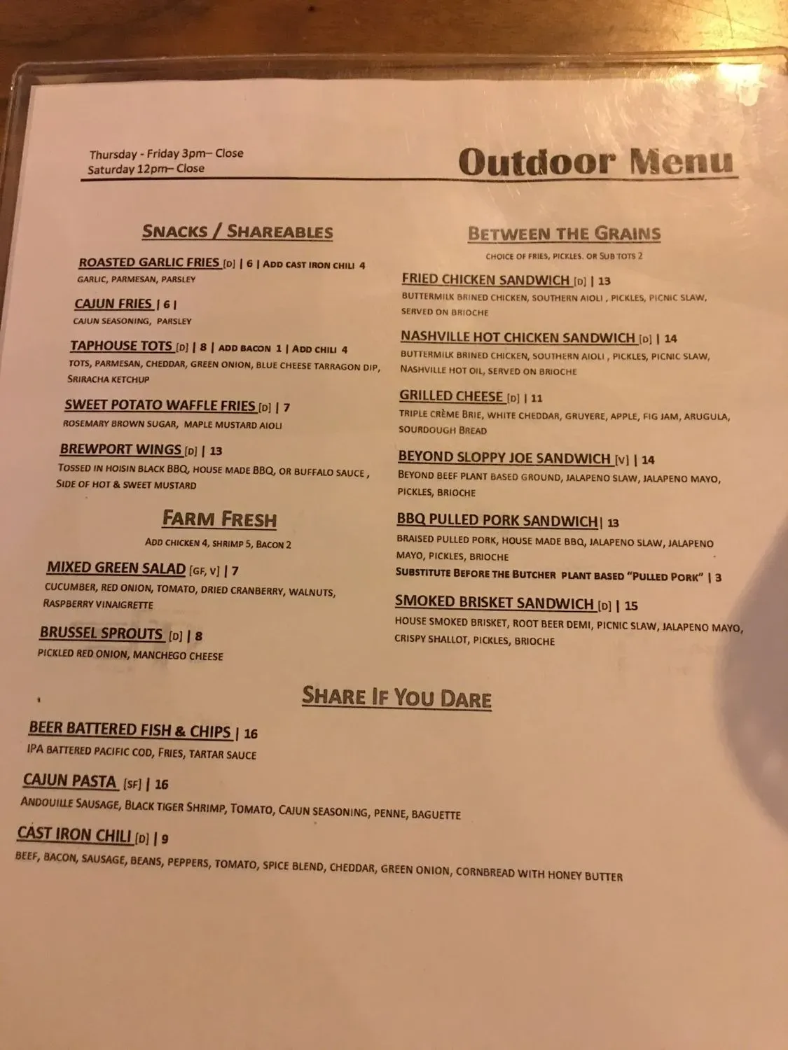 Menu 4