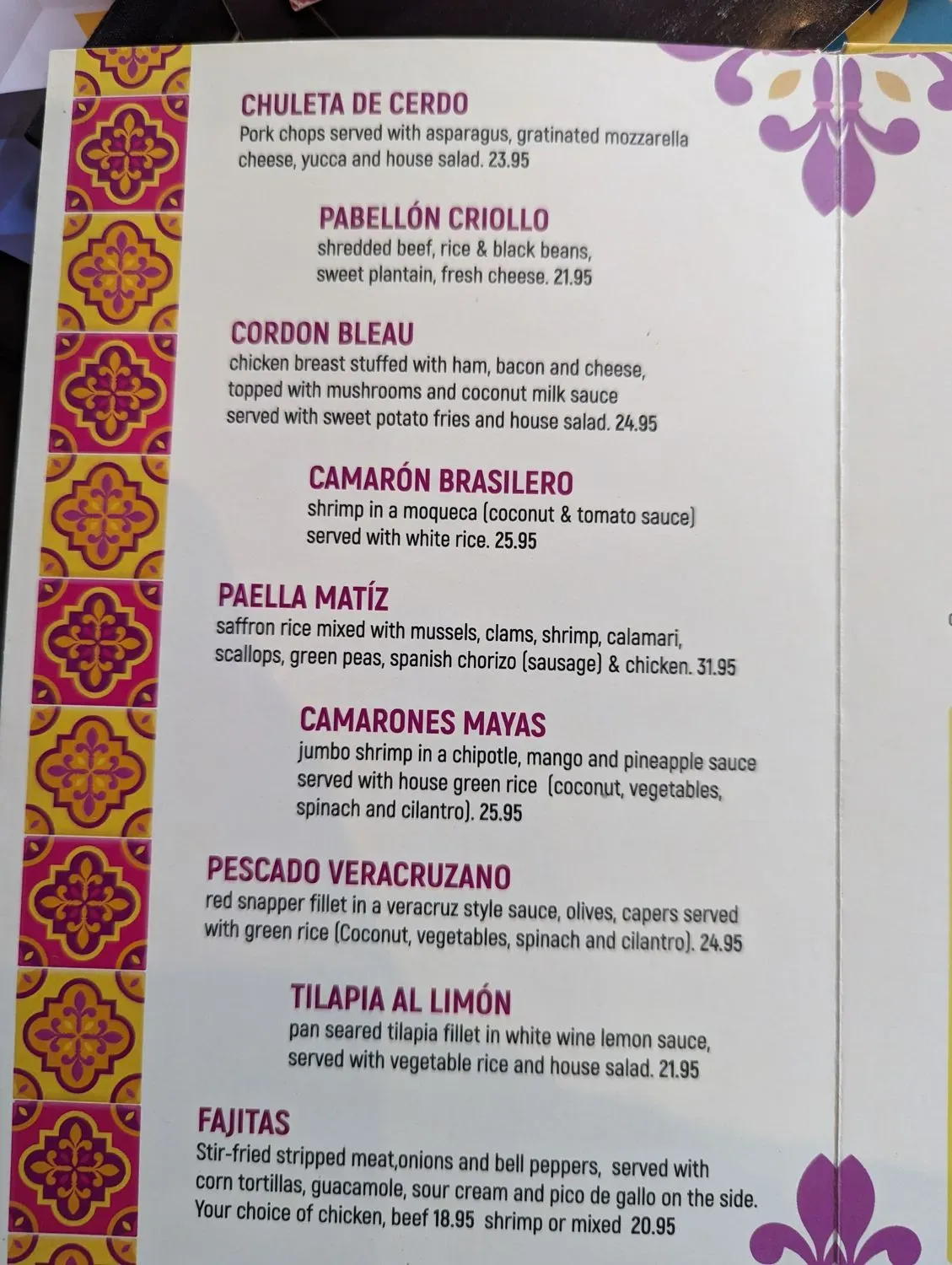 Menu 2