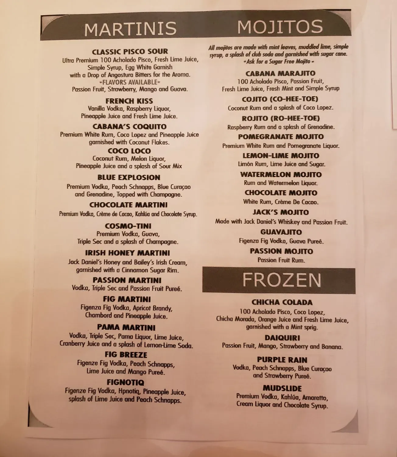 Menu 4