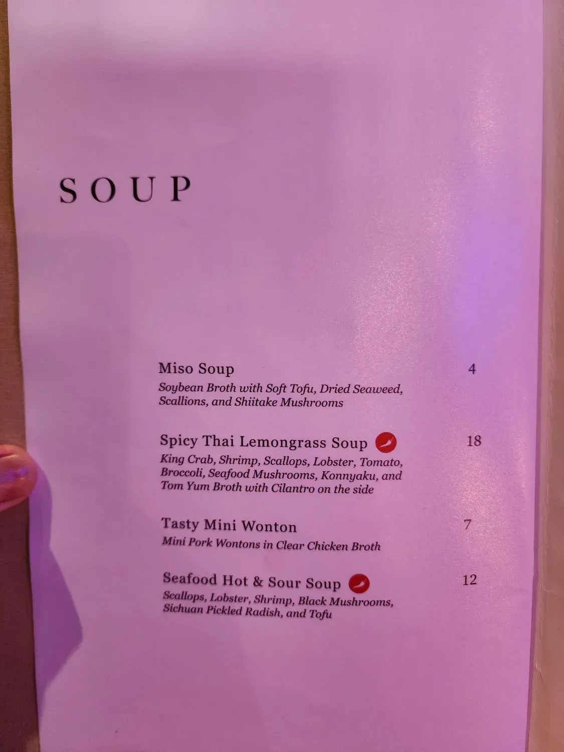 Menu 4