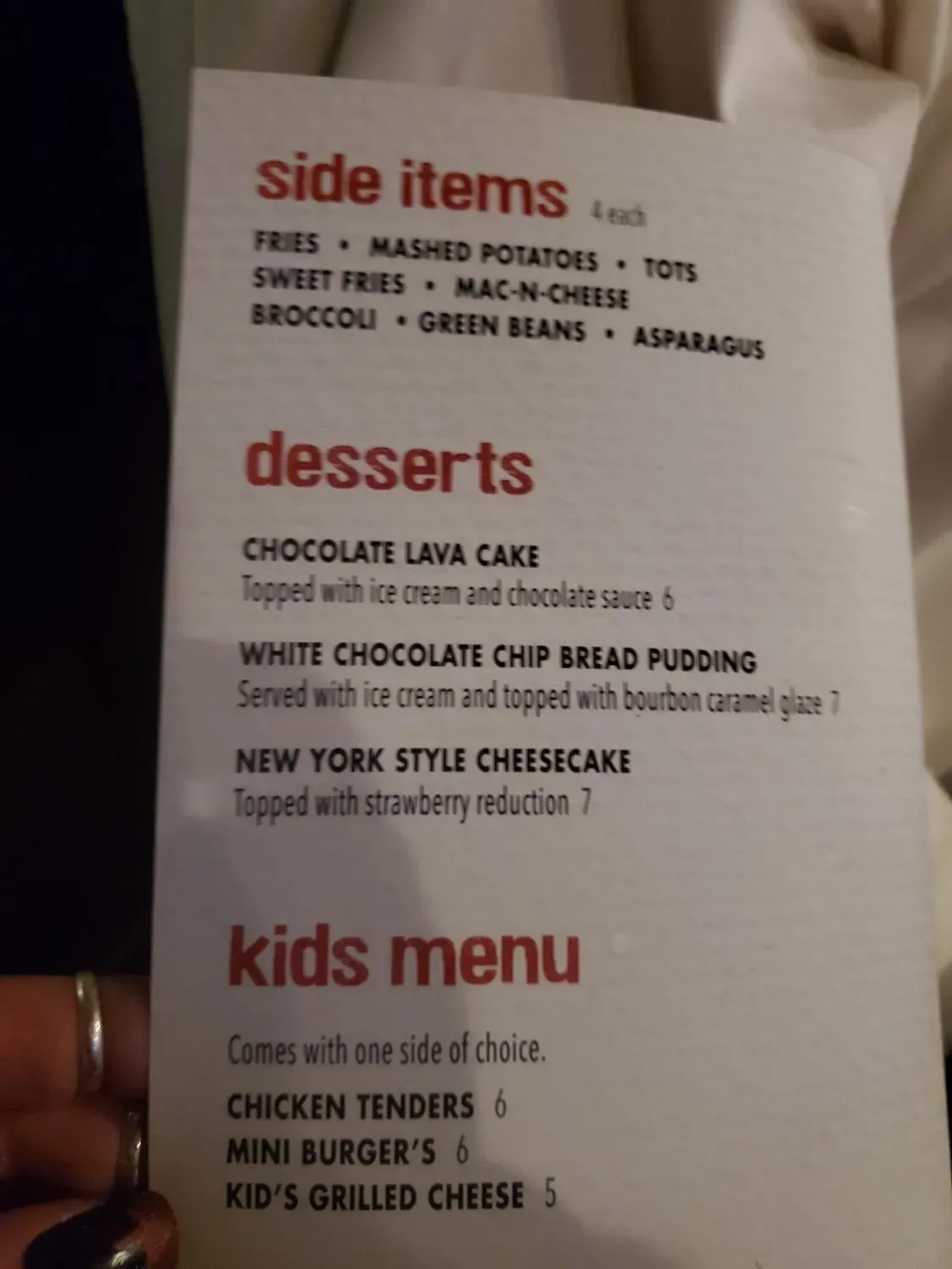 Menu 4