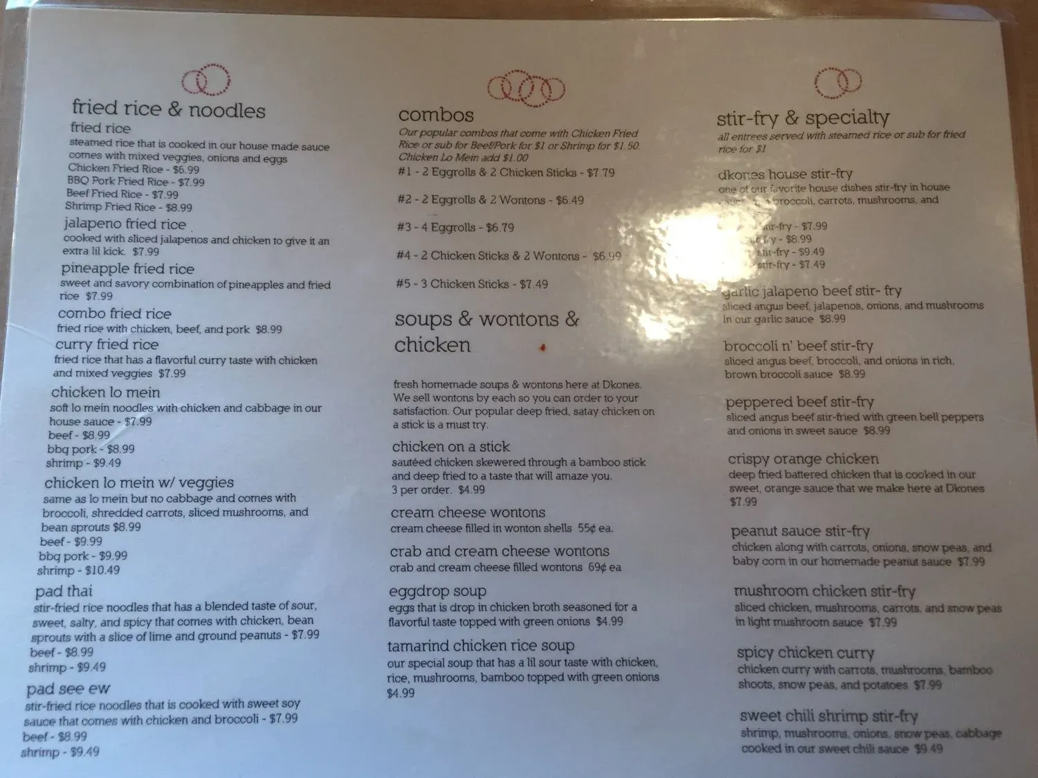 Menu 6