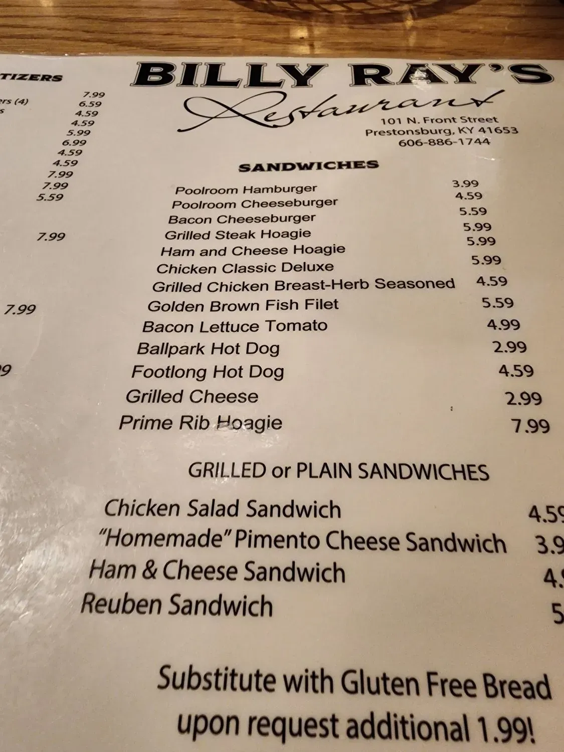 Menu 4