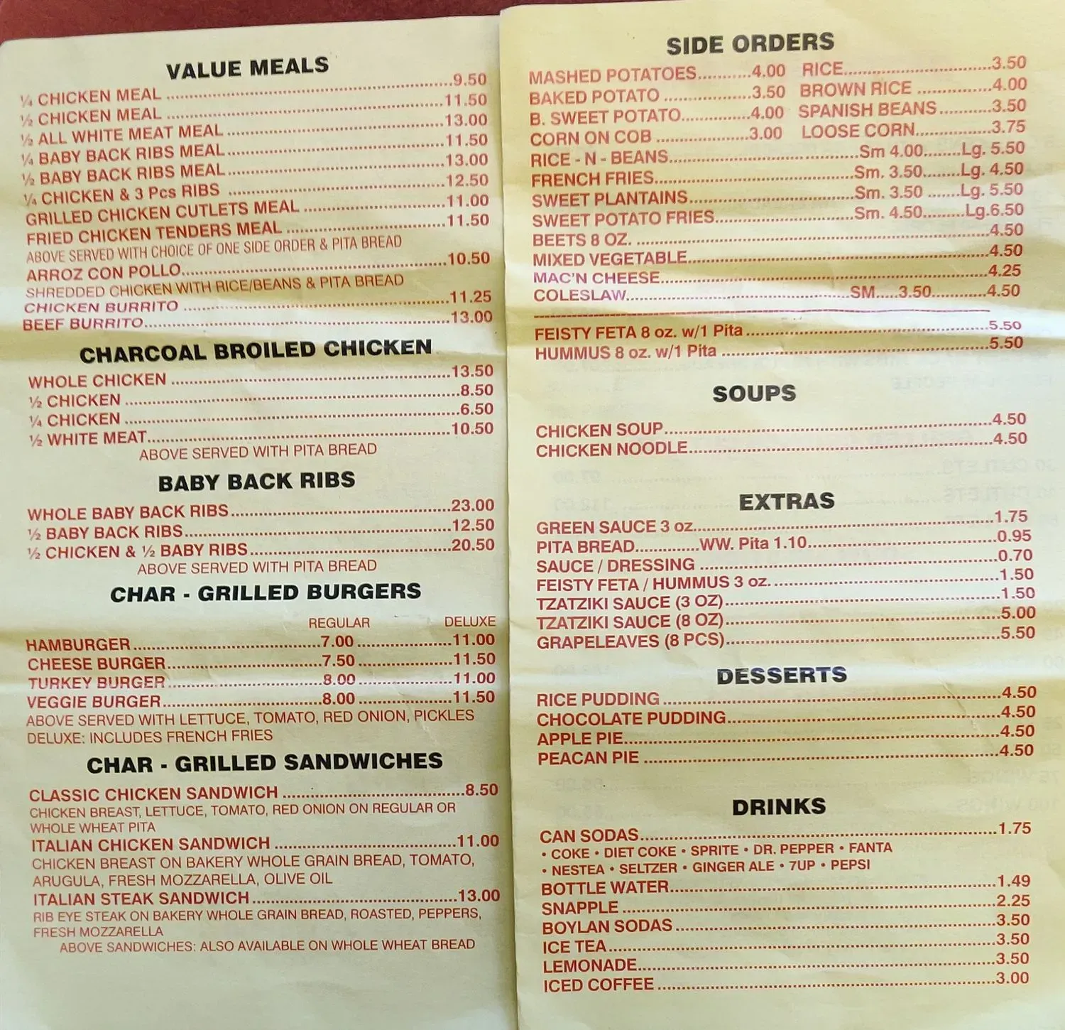 Menu 2