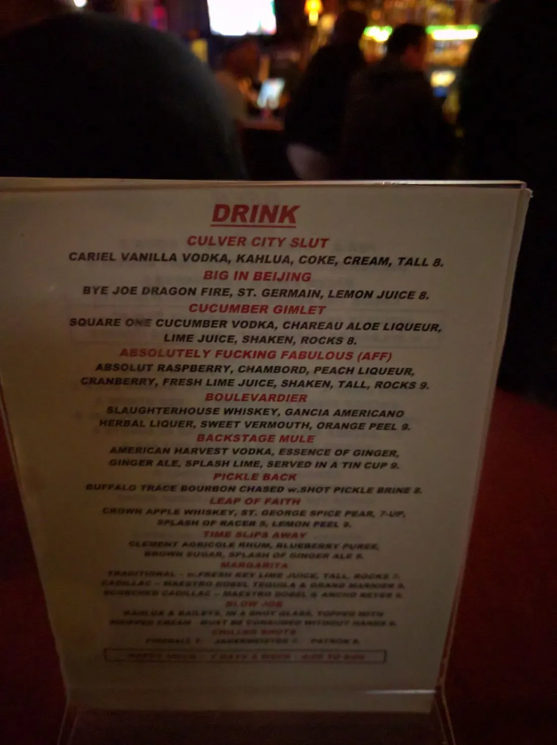 Menu 6