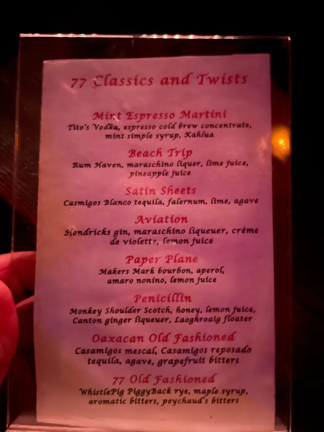 Menu 5