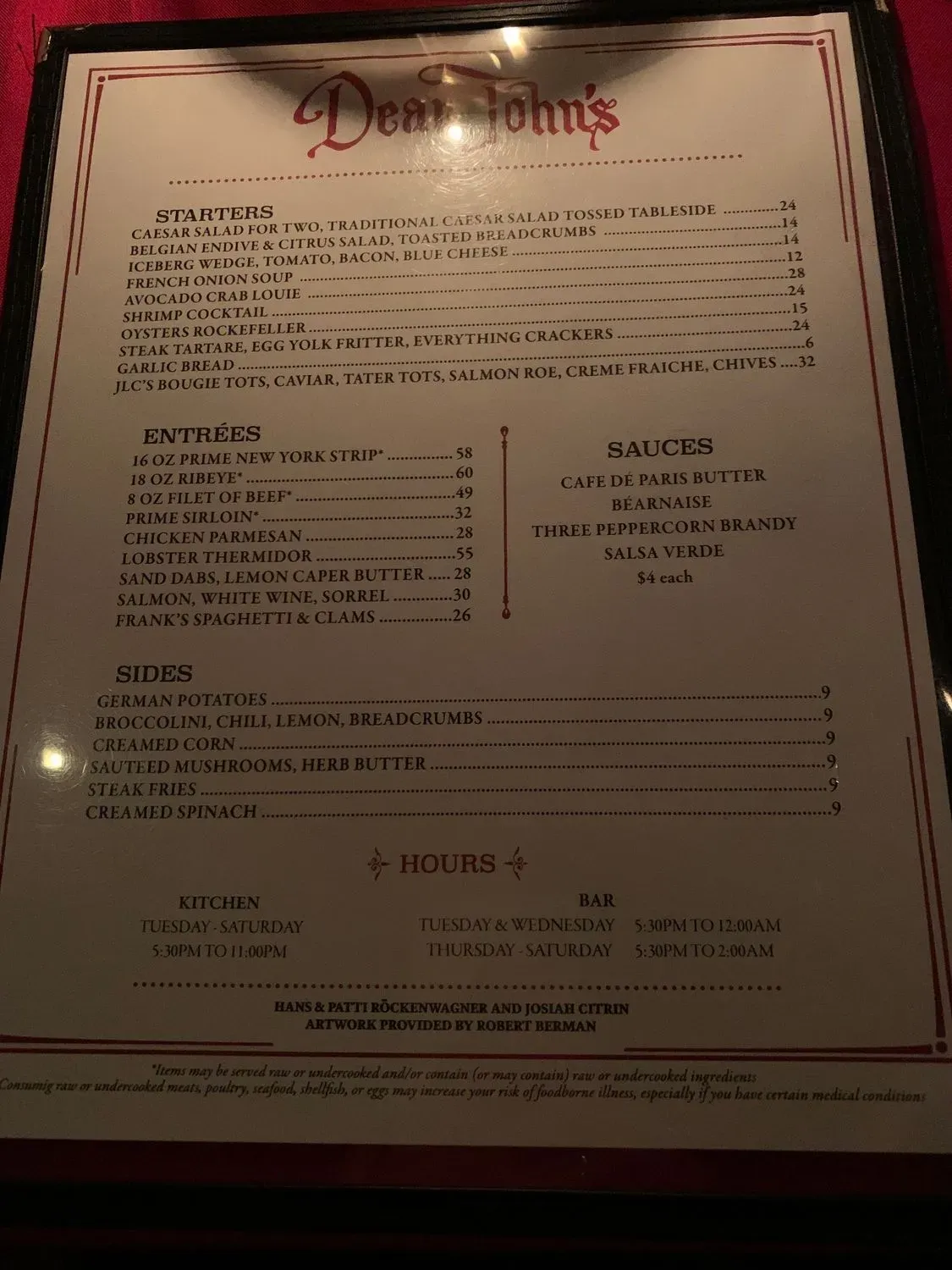 Menu 6