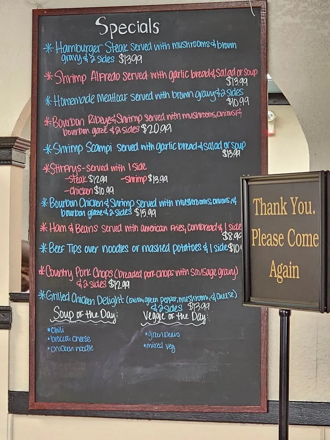 American Table Family Restaurant of Princeton Menu - Updated November 2025