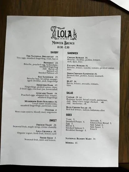 Menu 2