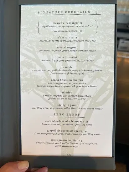 Menu 5