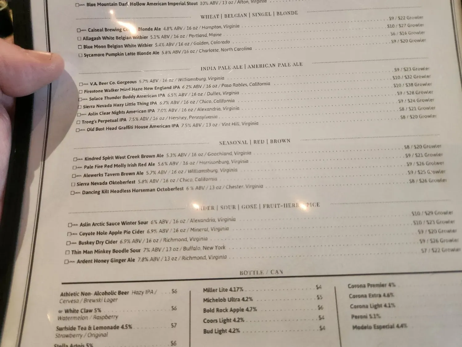 Menu 3