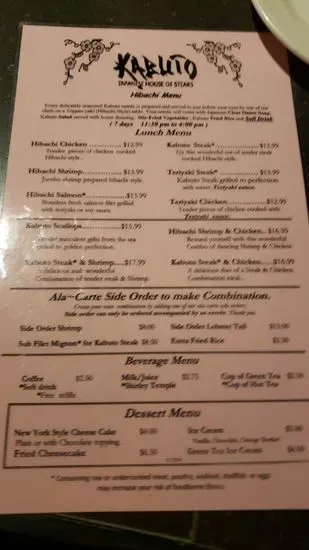 Menu 4