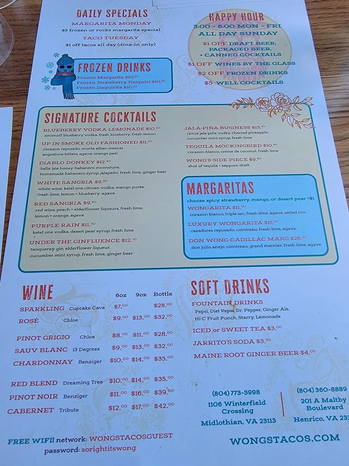 Menu 3