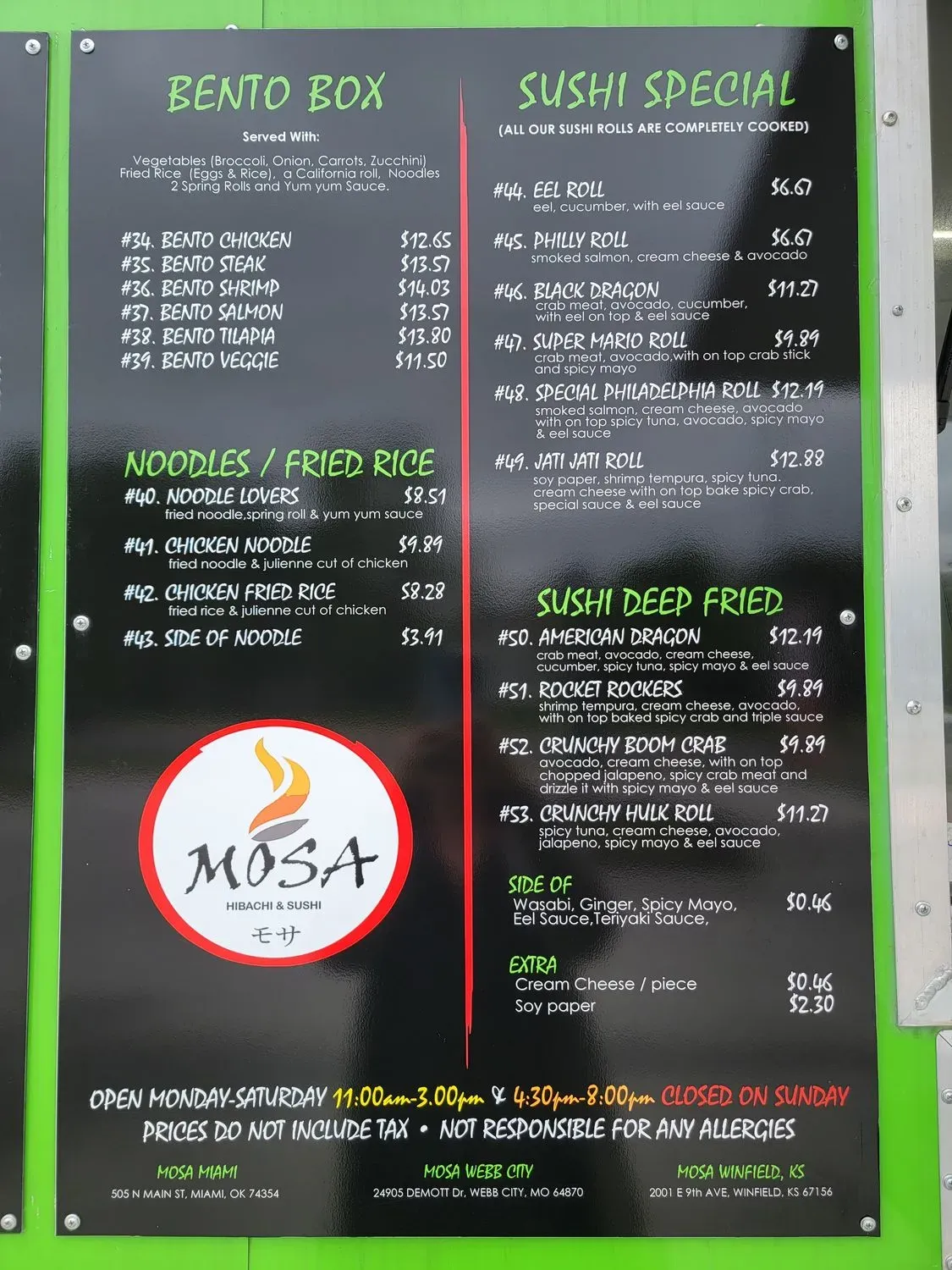 Menu 3