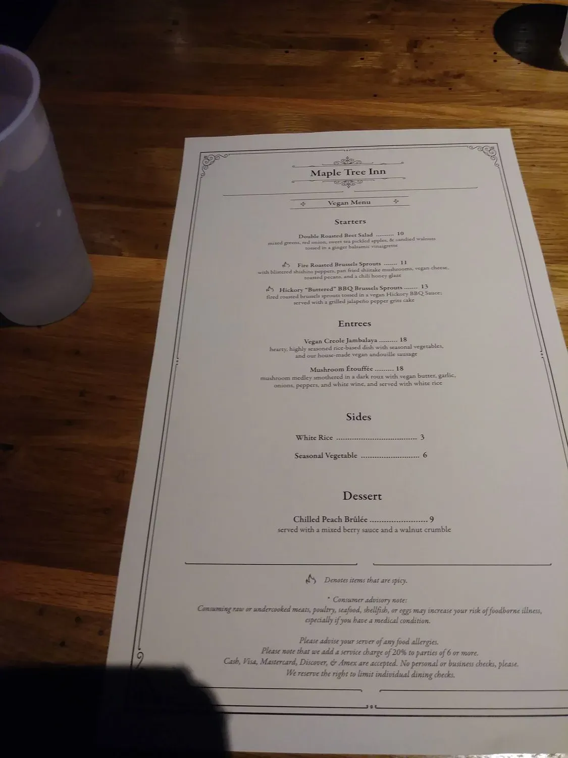 Menu 6