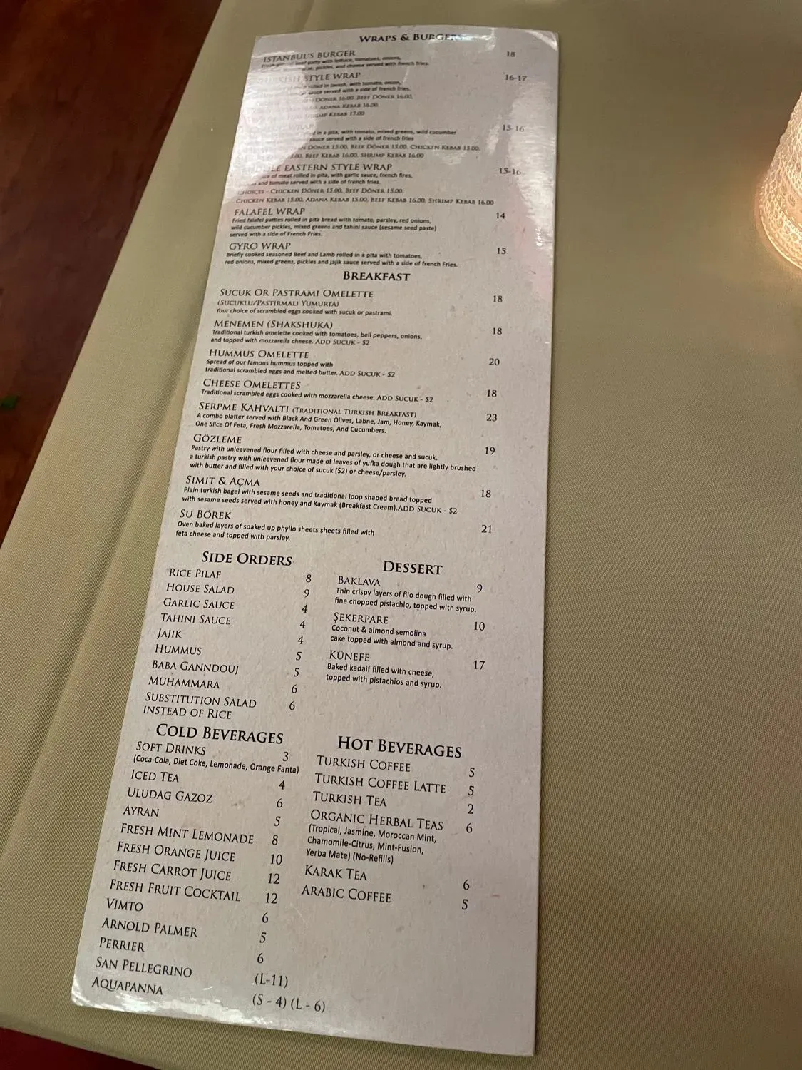 Menu 5