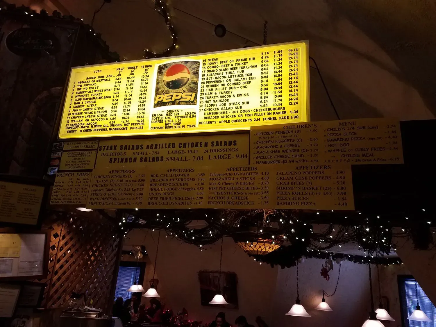 Sid's Super Submarines, Pizza & 6-Pack Menu - Updated November 2025