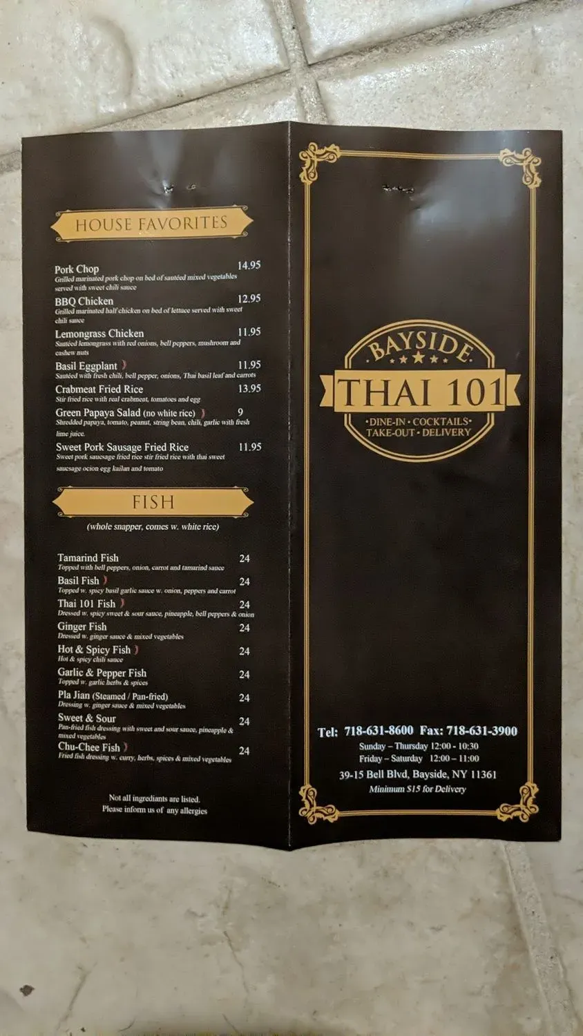 Menu 6