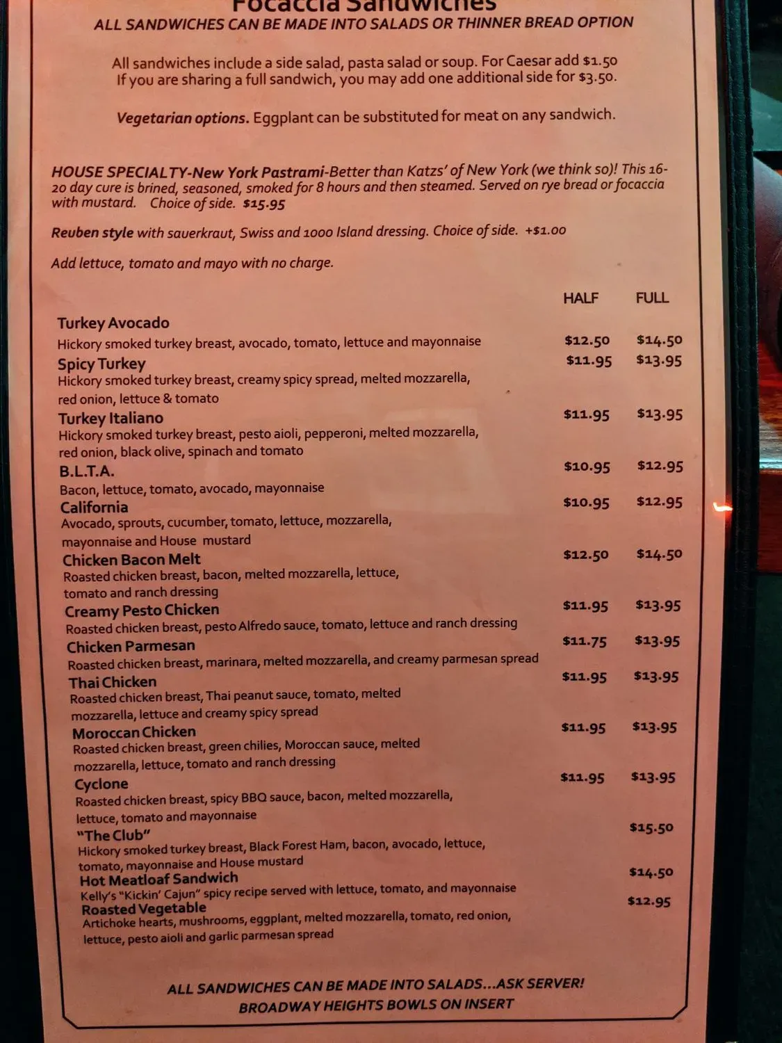 Menu 3