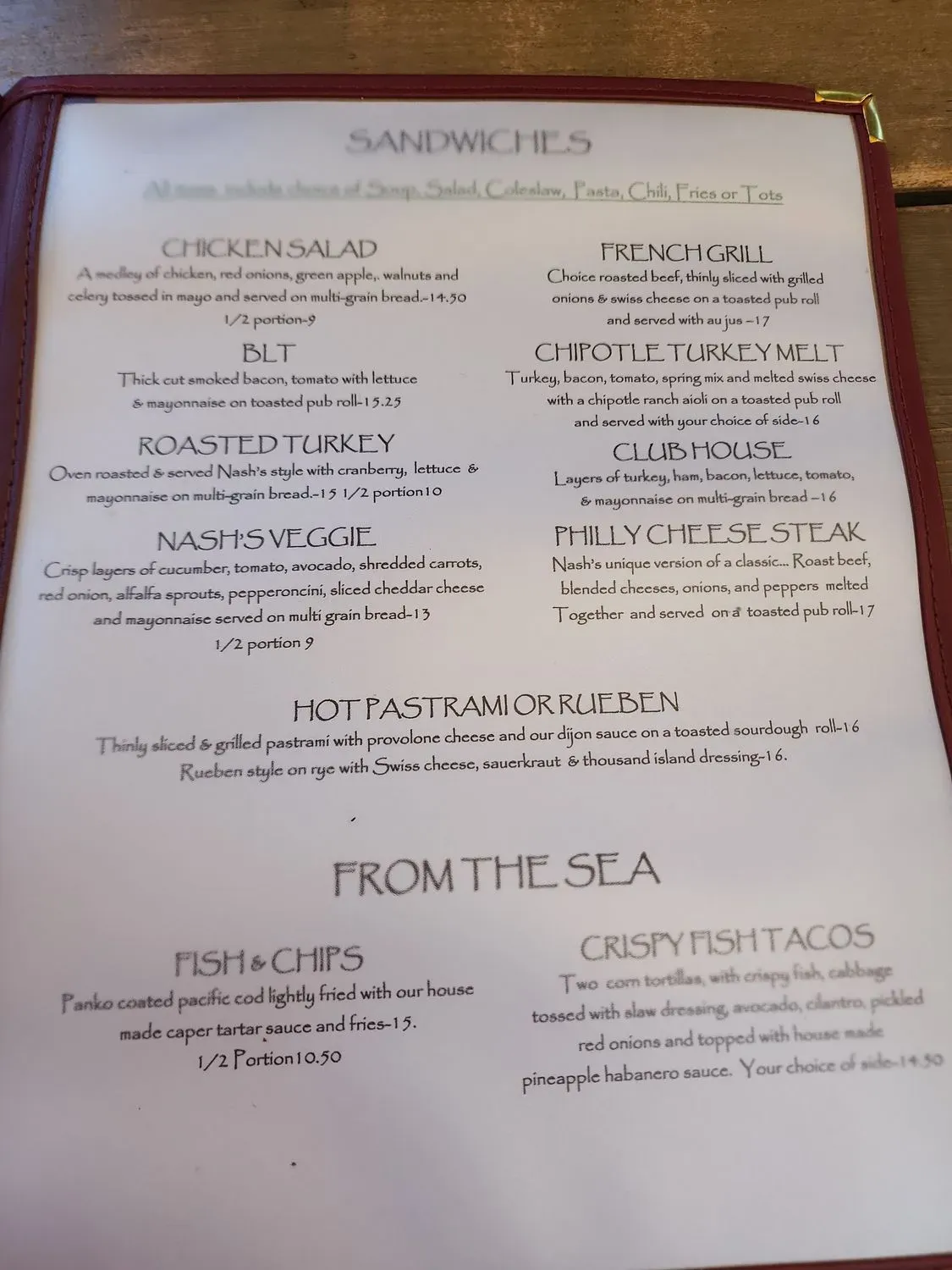 Menu 6