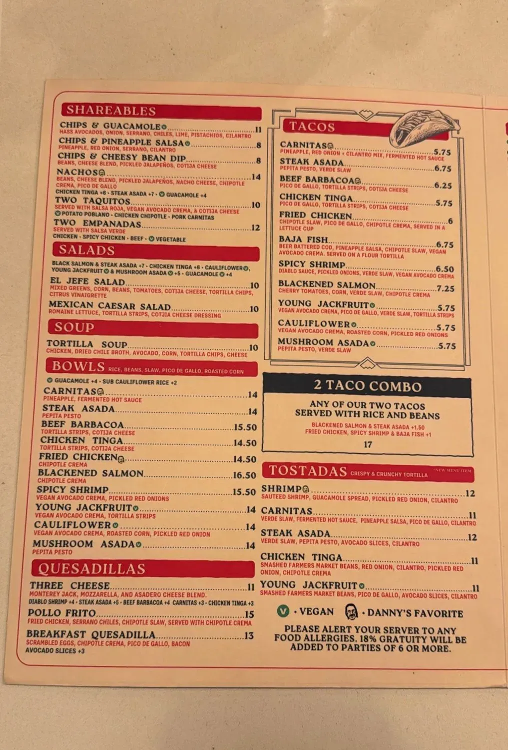 Menu 6