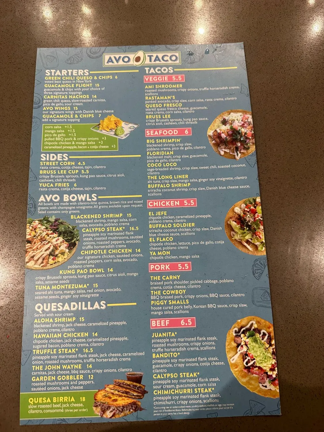 Menu 6