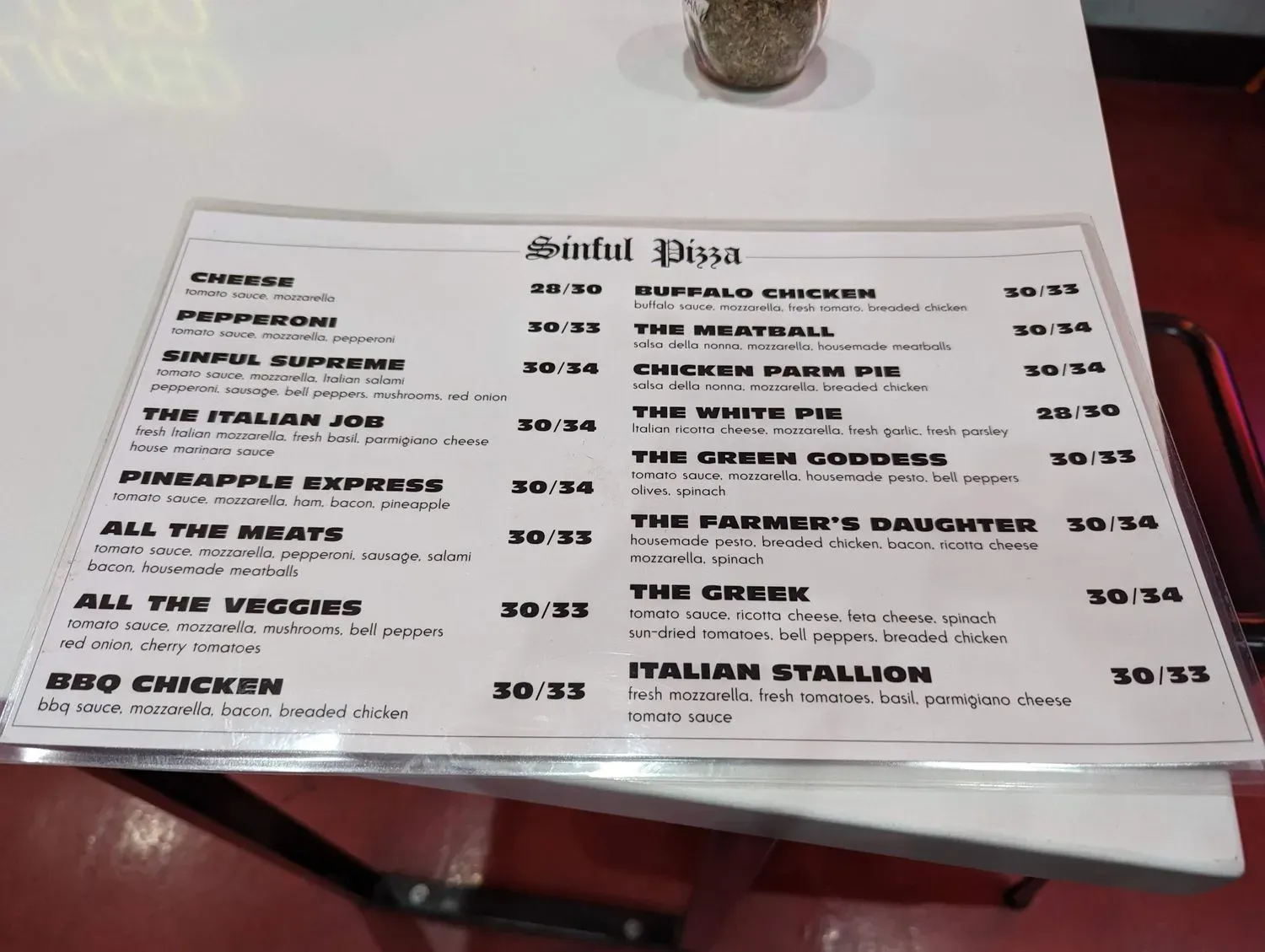 Menu 3