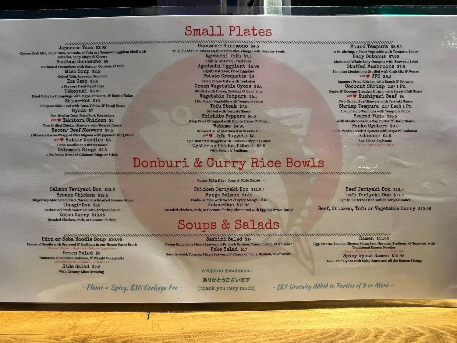 Menu 6