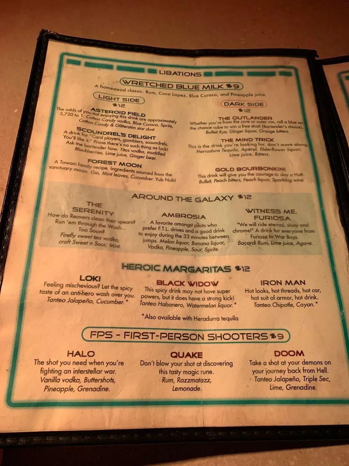 Menu 5