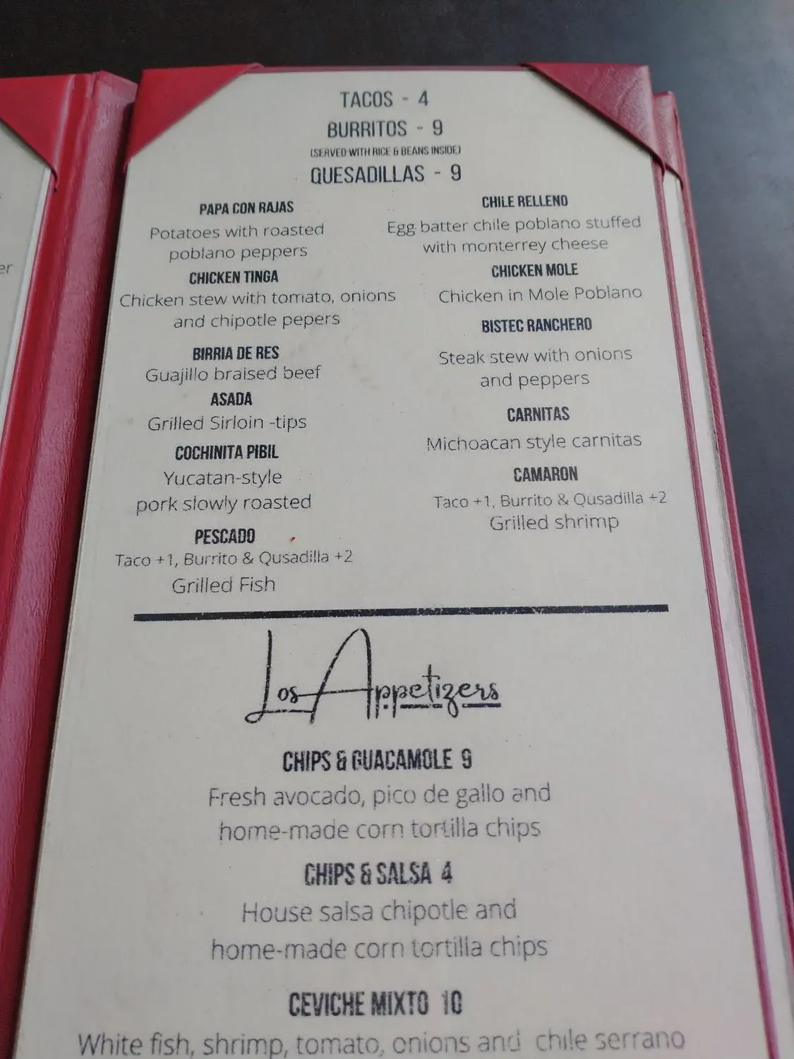 Menu 6