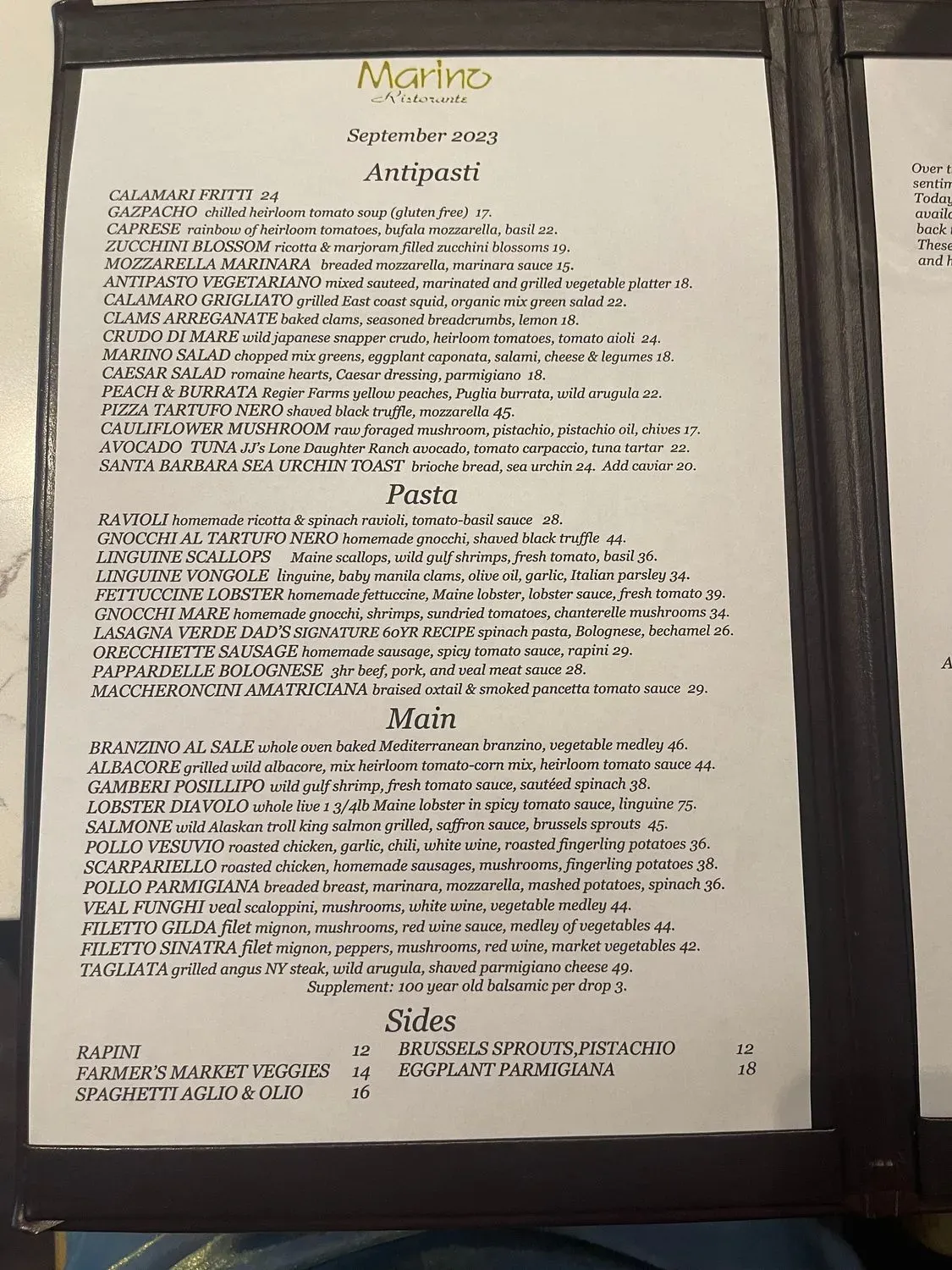 Menu 2