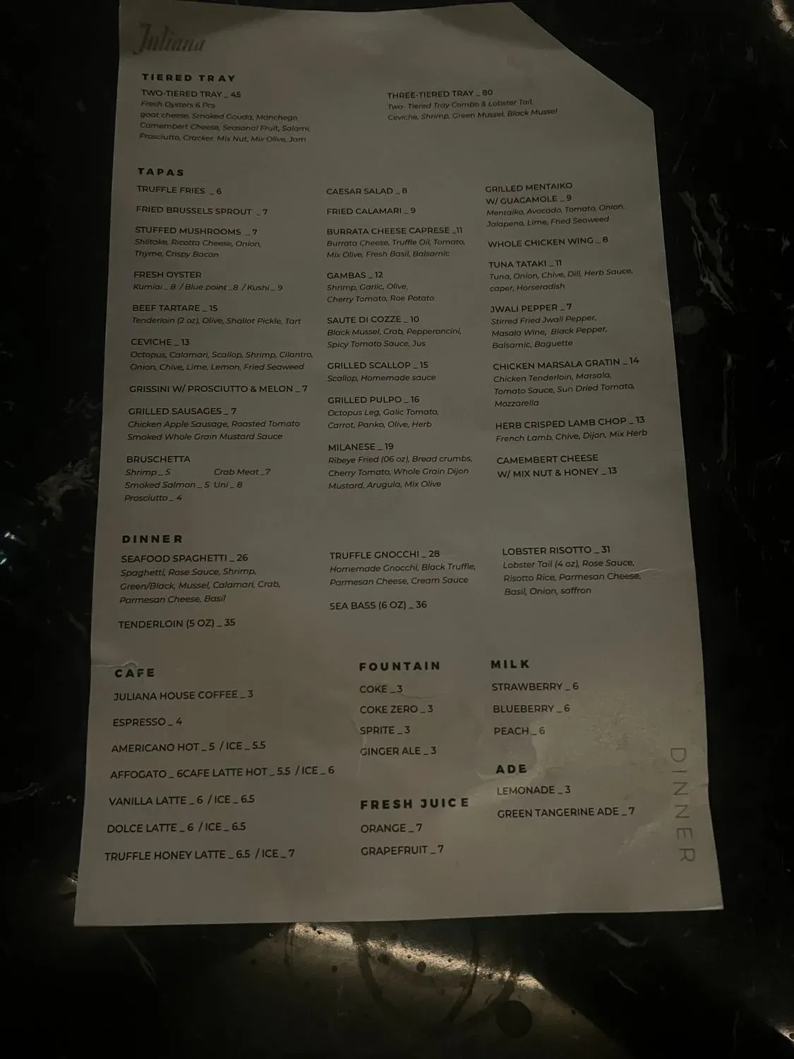 Menu 2