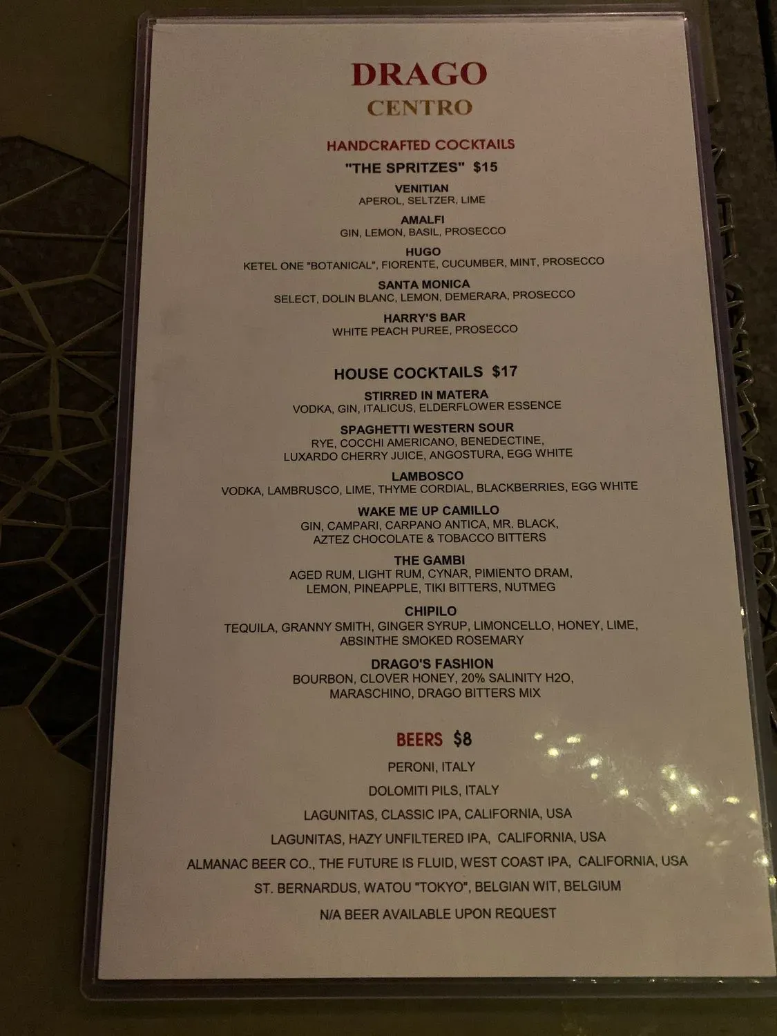 Menu 6