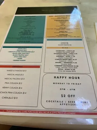 Menu 5