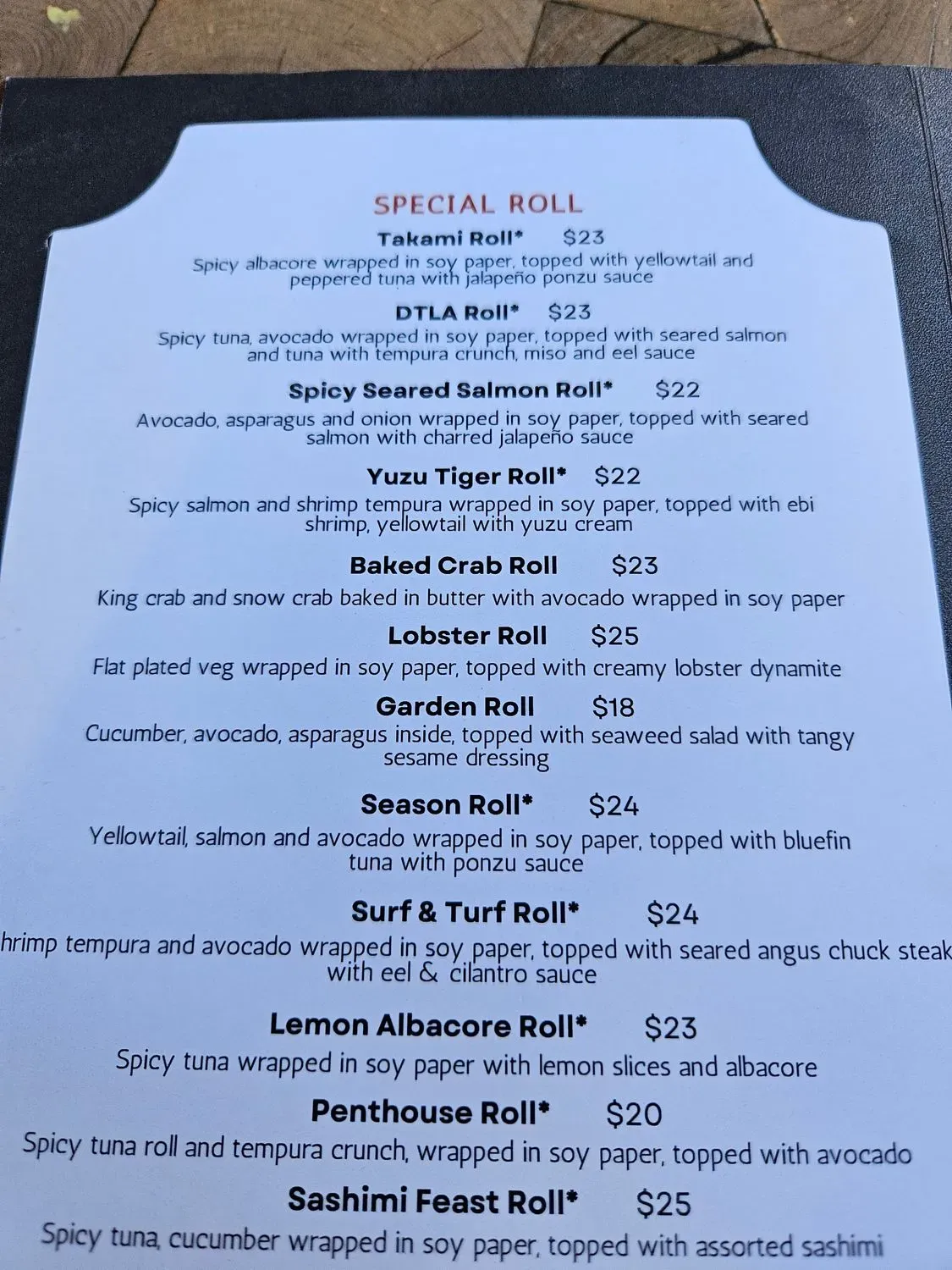 Menu 4