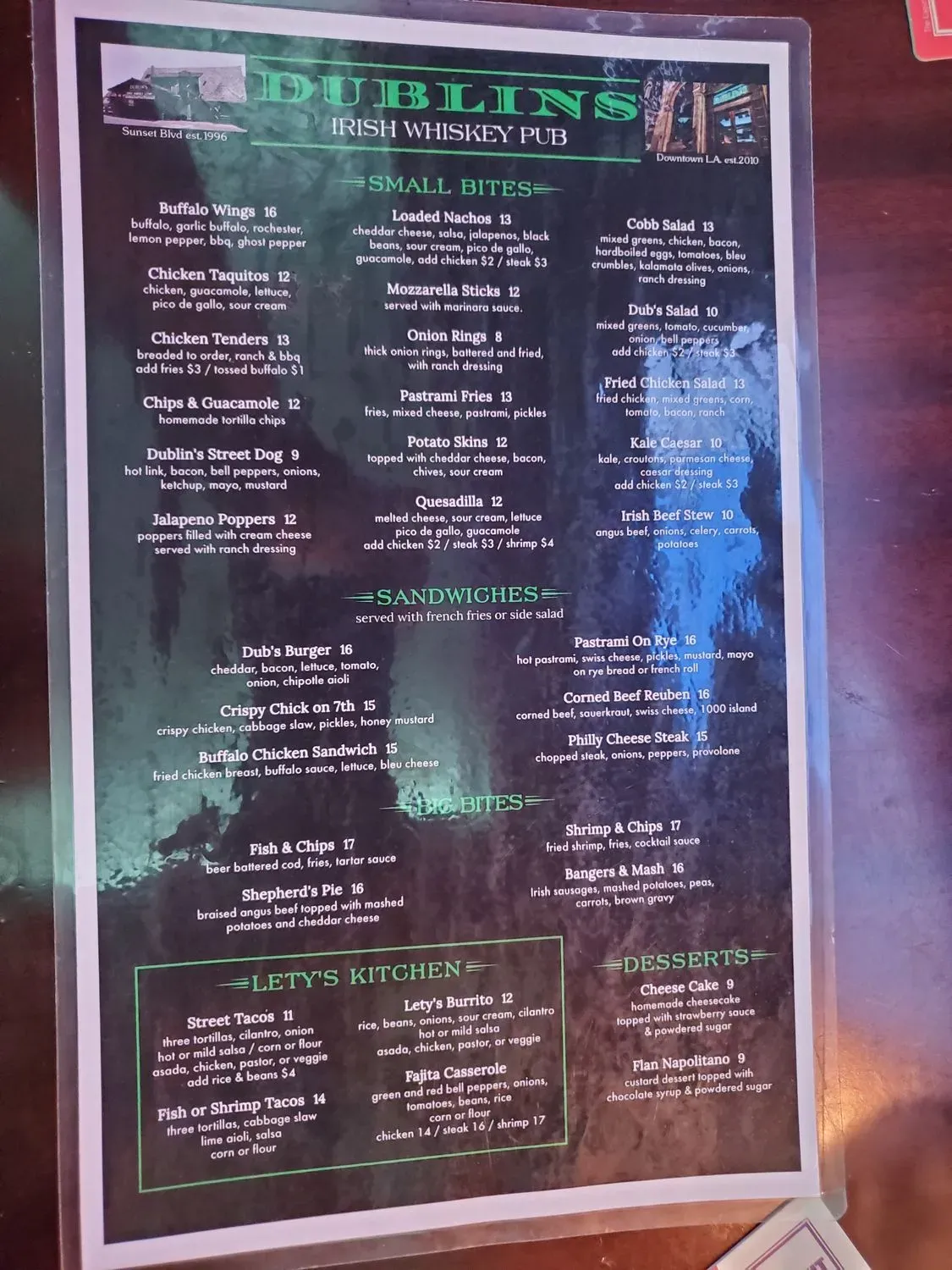 Menu 4