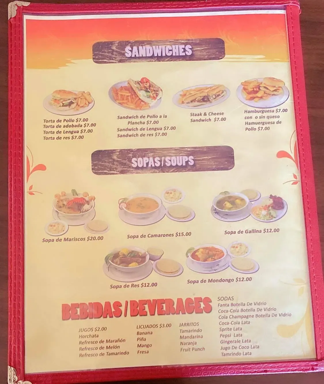 Menu 2