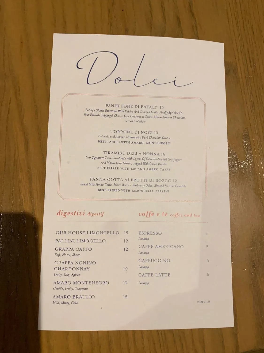 Menu 4