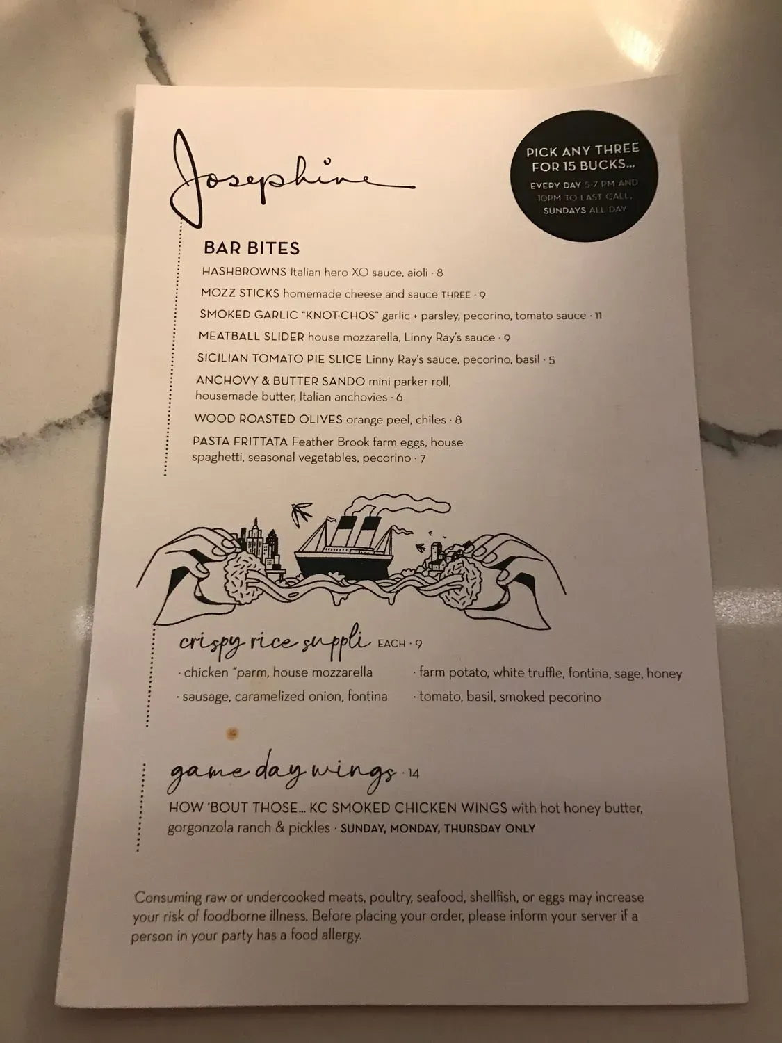 Menu 3