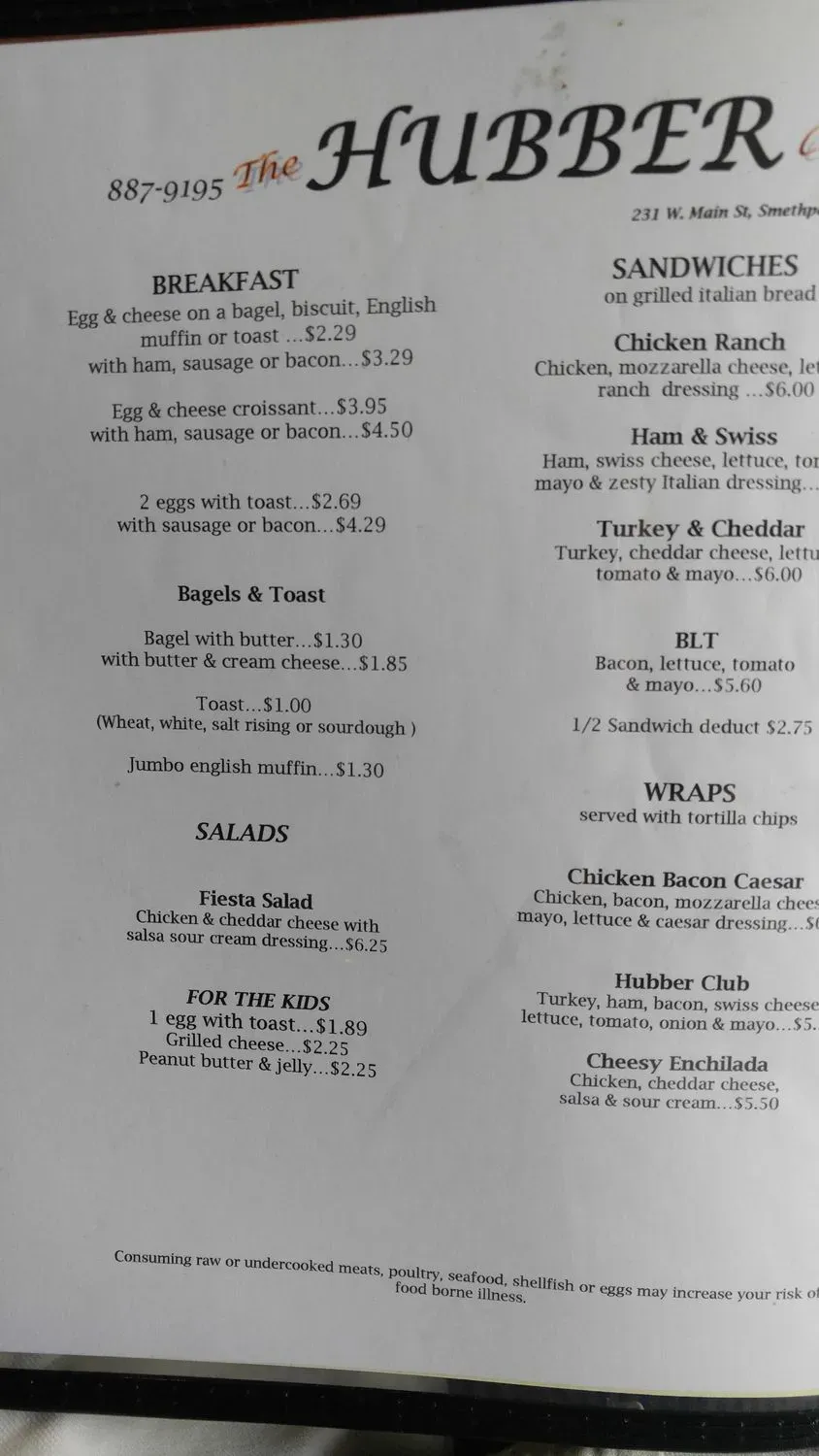 Menu 6