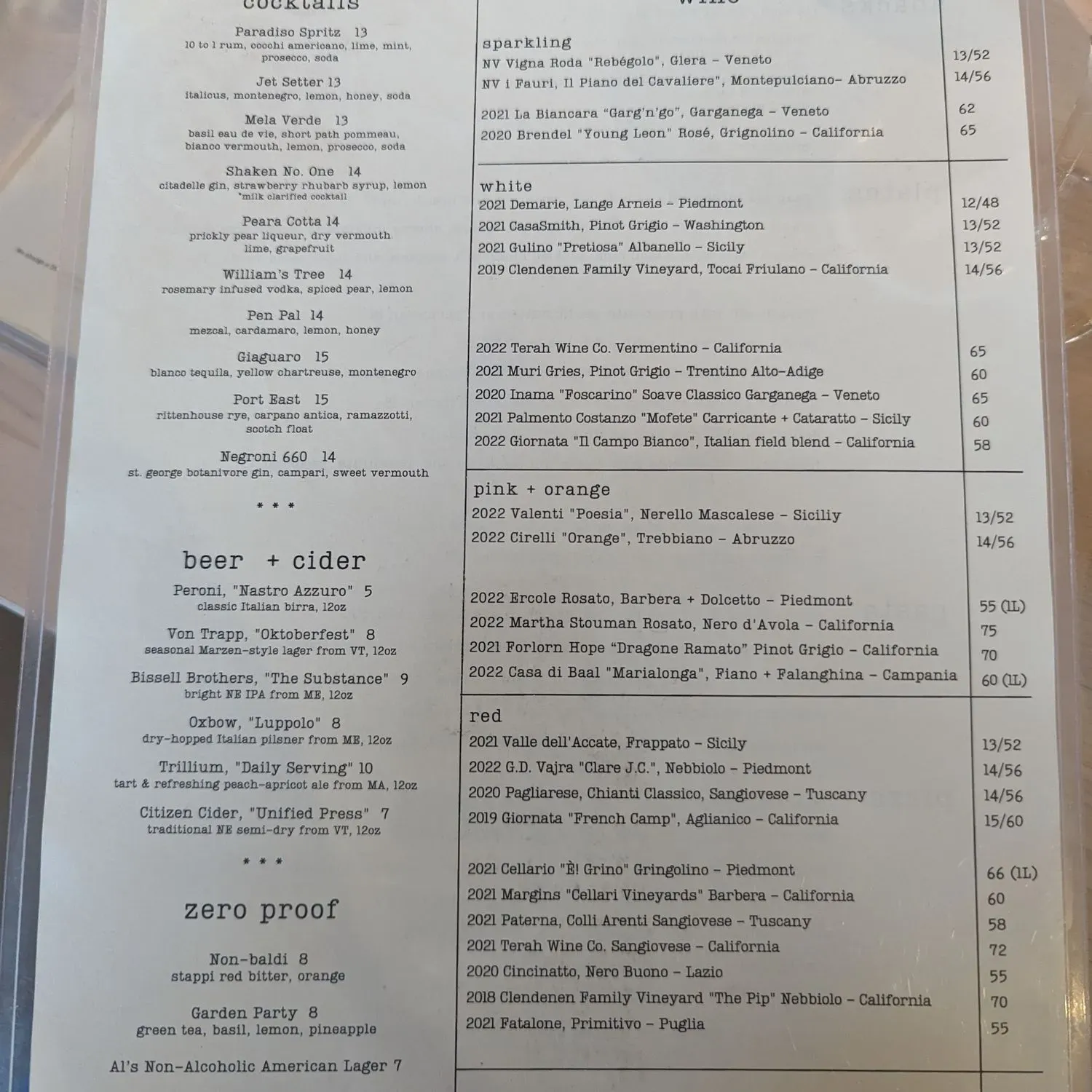 Menu 2