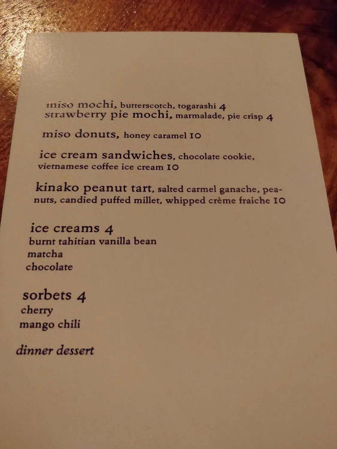 Menu 3